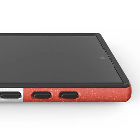 Denmark Flag Distressed Galaxy S25 Ultra Impact Case